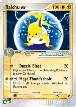 Raichu ex Sandstorm #98