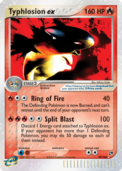 Typhlosion ex Sandstorm #99