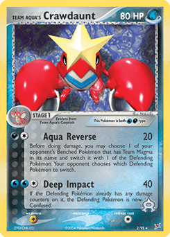 Team Aqua's Crawdaunt Team Magma vs Team Aqua #2