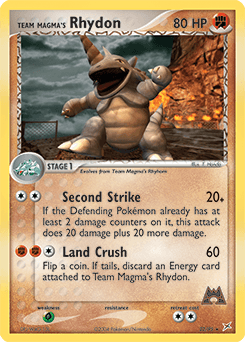 Team Magma's Rhydon Team Magma vs Team Aqua #22