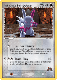 Team Magma's Zangoose Team Magma vs Team Aqua #23
