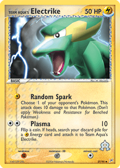 Team Aqua's Electrike Team Magma vs Team Aqua #27