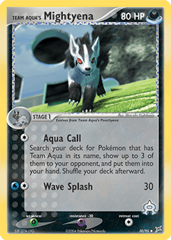 Team Aqua's Mightyena Team Magma vs Team Aqua #30