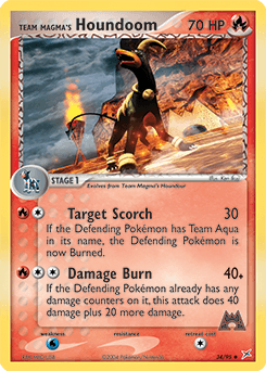 Team Magma's Houndoom Team Magma vs Team Aqua #34