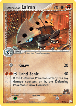 Team Magma's Lairon Team Magma vs Team Aqua #36