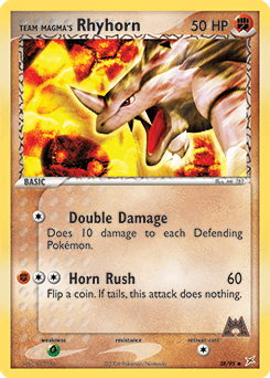 Team Magma's Rhyhorn Team Magma vs Team Aqua #38