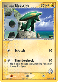 Team Aqua's Electrike Team Magma vs Team Aqua #52