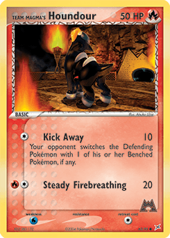 Team Magma's Houndour Team Magma vs Team Aqua #63