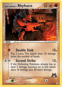 Team Magma's Rhyhorn Team Magma vs Team Aqua #67
