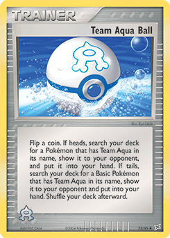 Team Aqua Ball Team Magma vs Team Aqua #75