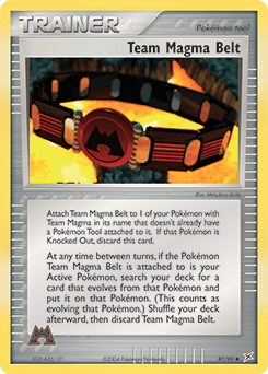 Team Magma Belt Team Magma vs Team Aqua #81