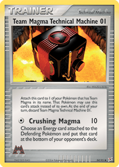 Team Magma Technical Machine 01 Team Magma vs Team Aqua #84