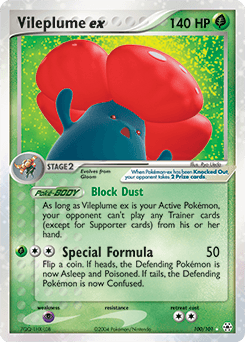 Vileplume ex Hidden Legends #100