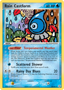 Rain Castform Hidden Legends #23