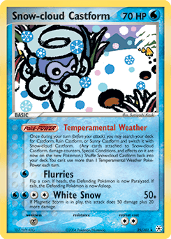 Snow-cloud Castform Hidden Legends #25