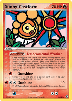 Sunny Castform Hidden Legends #26