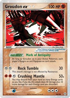 Groudon ex Hidden Legends #93