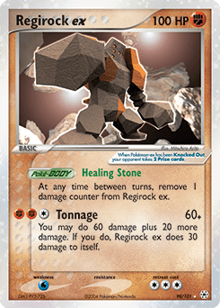 Regirock ex Hidden Legends #98