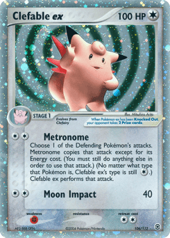 Clefable ex FireRed & LeafGreen #106