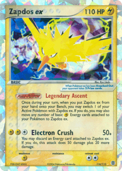 Zapdos ex FireRed & LeafGreen #116