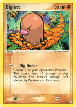 Diglett FireRed & LeafGreen #61