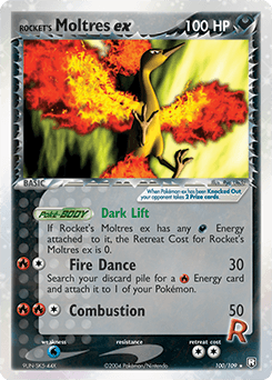 Rocket's Moltres ex Team Rocket Returns #100