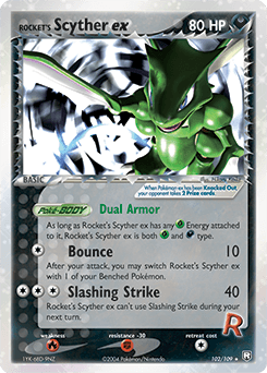 Rocket's Scyther ex Team Rocket Returns #102