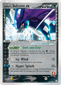 Rocket's Suicune ex Team Rocket Returns #105