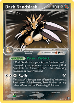 Dark Sandslash Team Rocket Returns #18