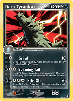 Dark Tyranitar Team Rocket Returns #19