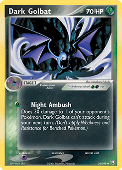 Dark Golbat Team Rocket Returns #34