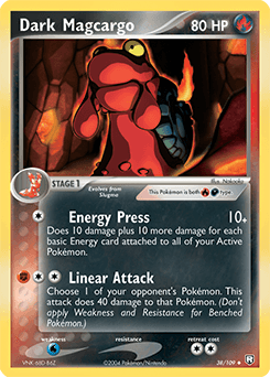 Dark Magcargo Team Rocket Returns #38