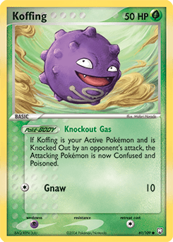 Koffing Team Rocket Returns #61