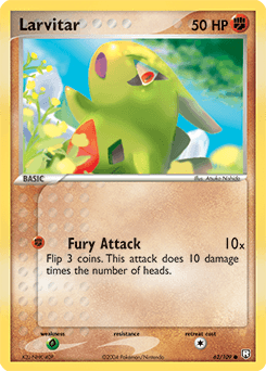 Larvitar Team Rocket Returns #62