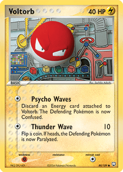 Voltorb Team Rocket Returns #80
