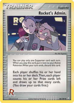 Rocket's Admin. Team Rocket Returns #86