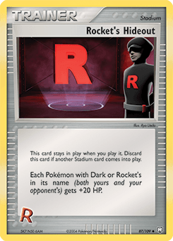 Rocket's Hideout Team Rocket Returns #87