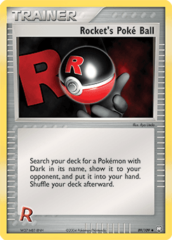 Rocket's Poké Ball Team Rocket Returns #89