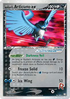 Rocket's Articuno ex Team Rocket Returns #96