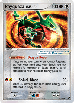 Rayquaza ex Deoxys #102