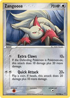 Zangoose Emerald #21