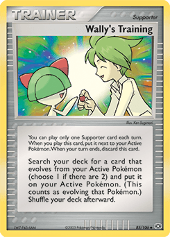 Wally's Training Emerald #85