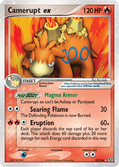 Camerupt ex Emerald #92