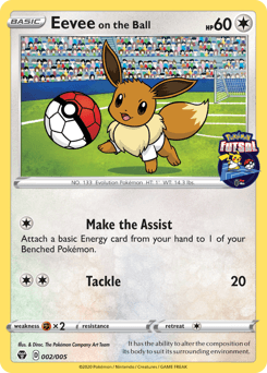Eevee on the Ball Pokémon Futsal Collection #2