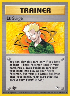 Lt. Surge Gym Heroes #101
