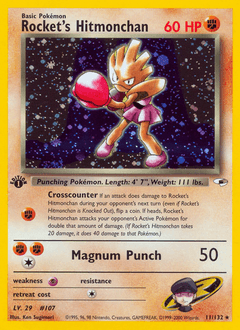 Rocket's Hitmonchan Gym Heroes #11