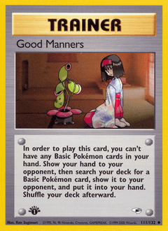 Good Manners Gym Heroes #111