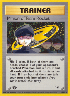 Minion of Team Rocket Gym Heroes #113
