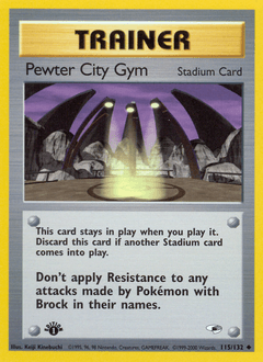 Pewter City Gym Gym Heroes #115