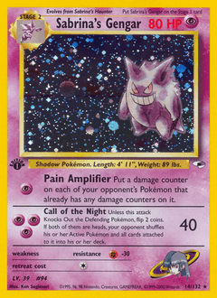 Sabrina's Gengar Gym Heroes #14